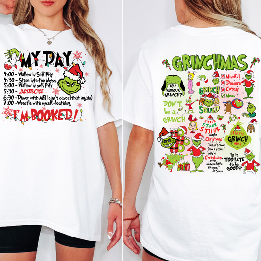 I'm Booked Grinchmas Apparel