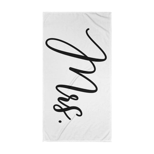 Mr. and Mrs. Beach Towels | Wedding