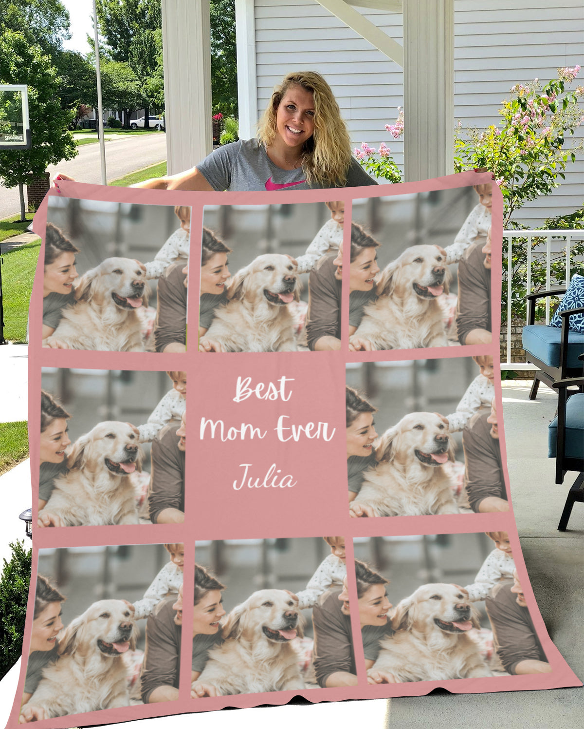 Best Mom Ever Photo Blanket