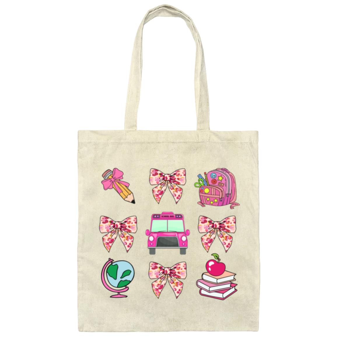 Teacher Pencil Bow  Tote Bag