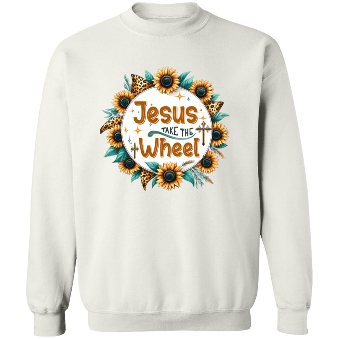 Jesus Take The Wheel Sunflowers Sweatshirt