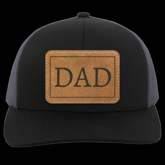 DAD - Leather | Trucker Patch Hat