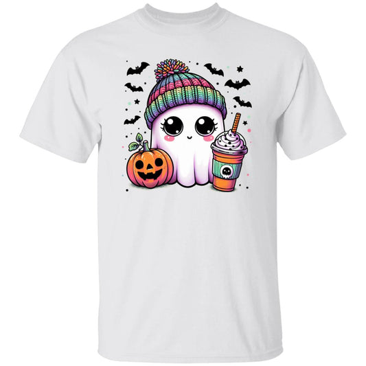 Cute Ghost With Colorful Hat