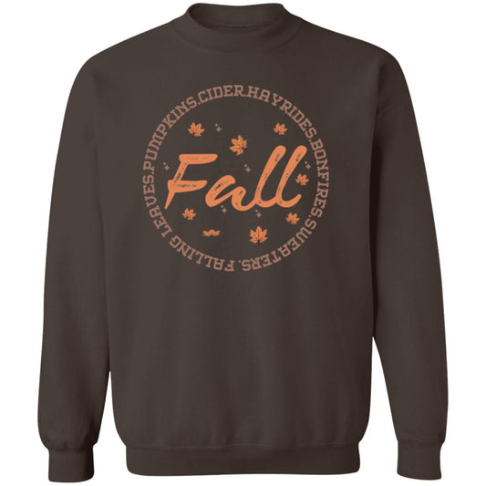 Fall Pumpkin Cider Circle Sweatshirt