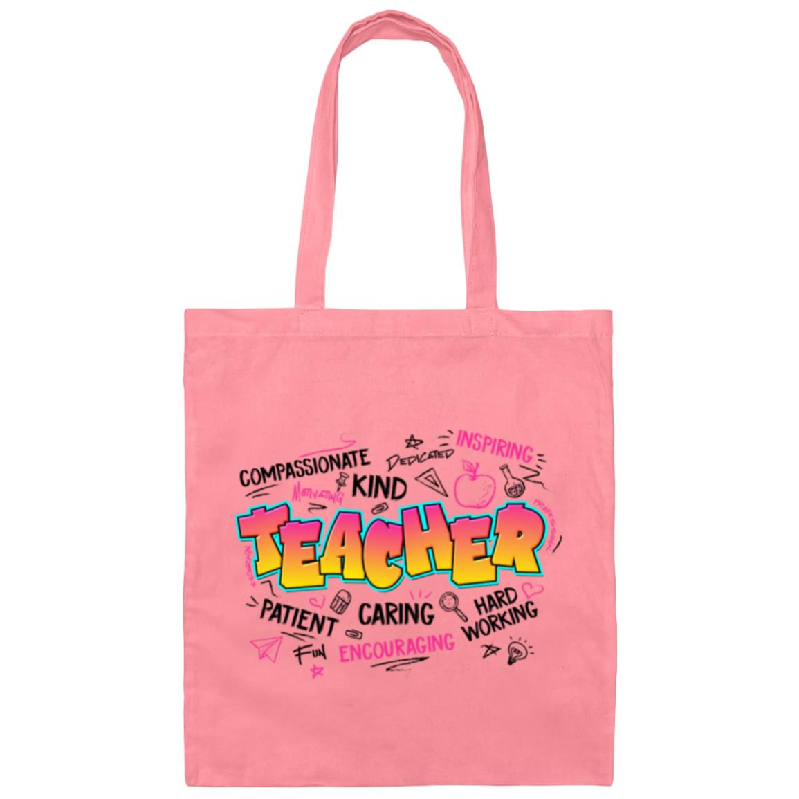 Teacher Graffiti Tote Bag