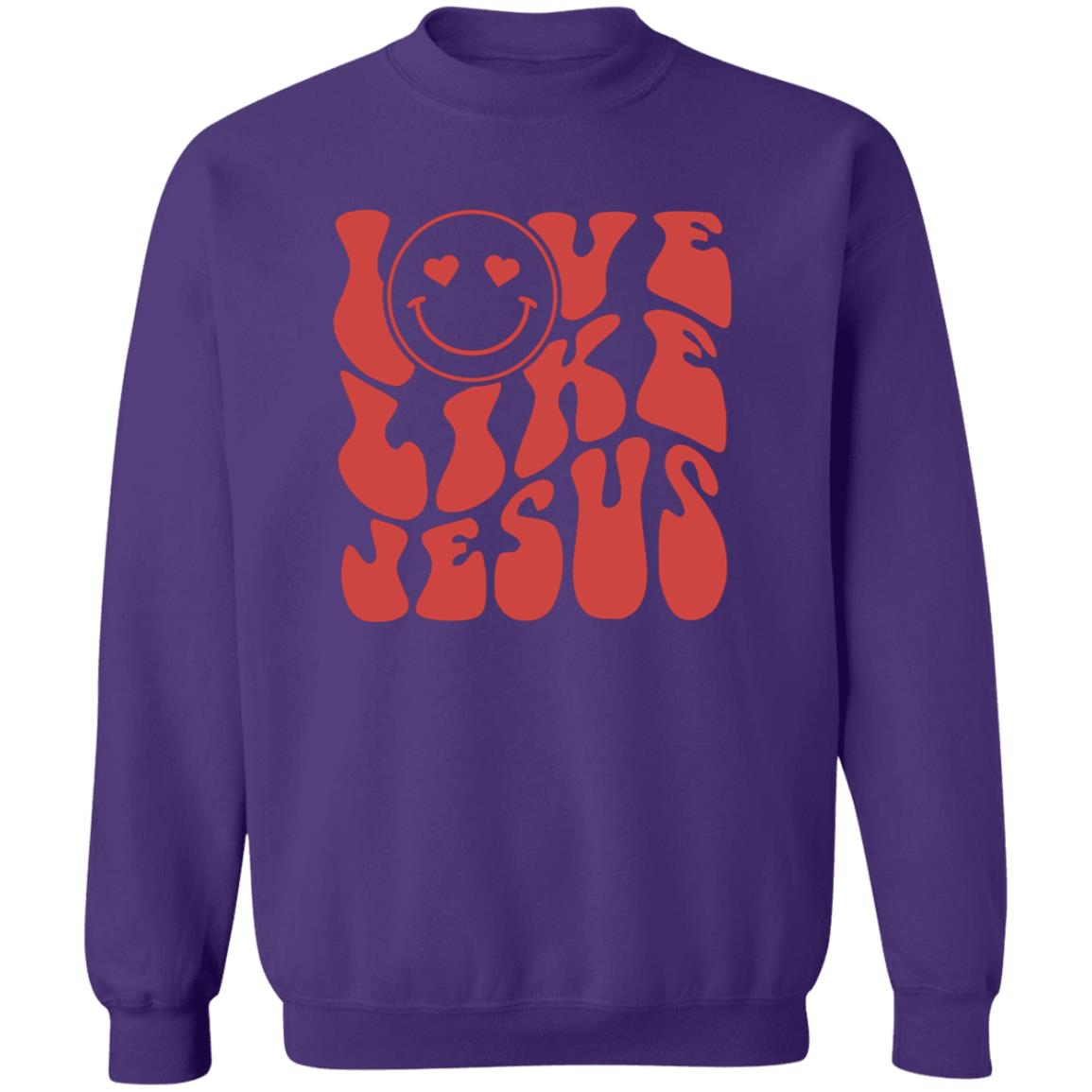 Love Like Jesus Smily Face Sweatshirt