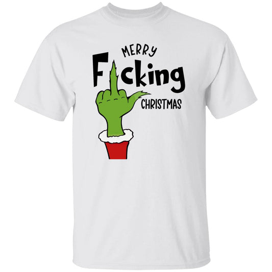 Grumpy Grinchley Merry Fcking Christmas T-Shirt