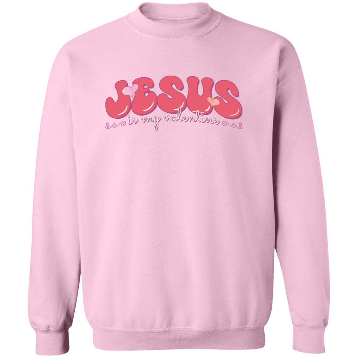 Jesus Heart Is My Valentine Retro Sweatshirt
