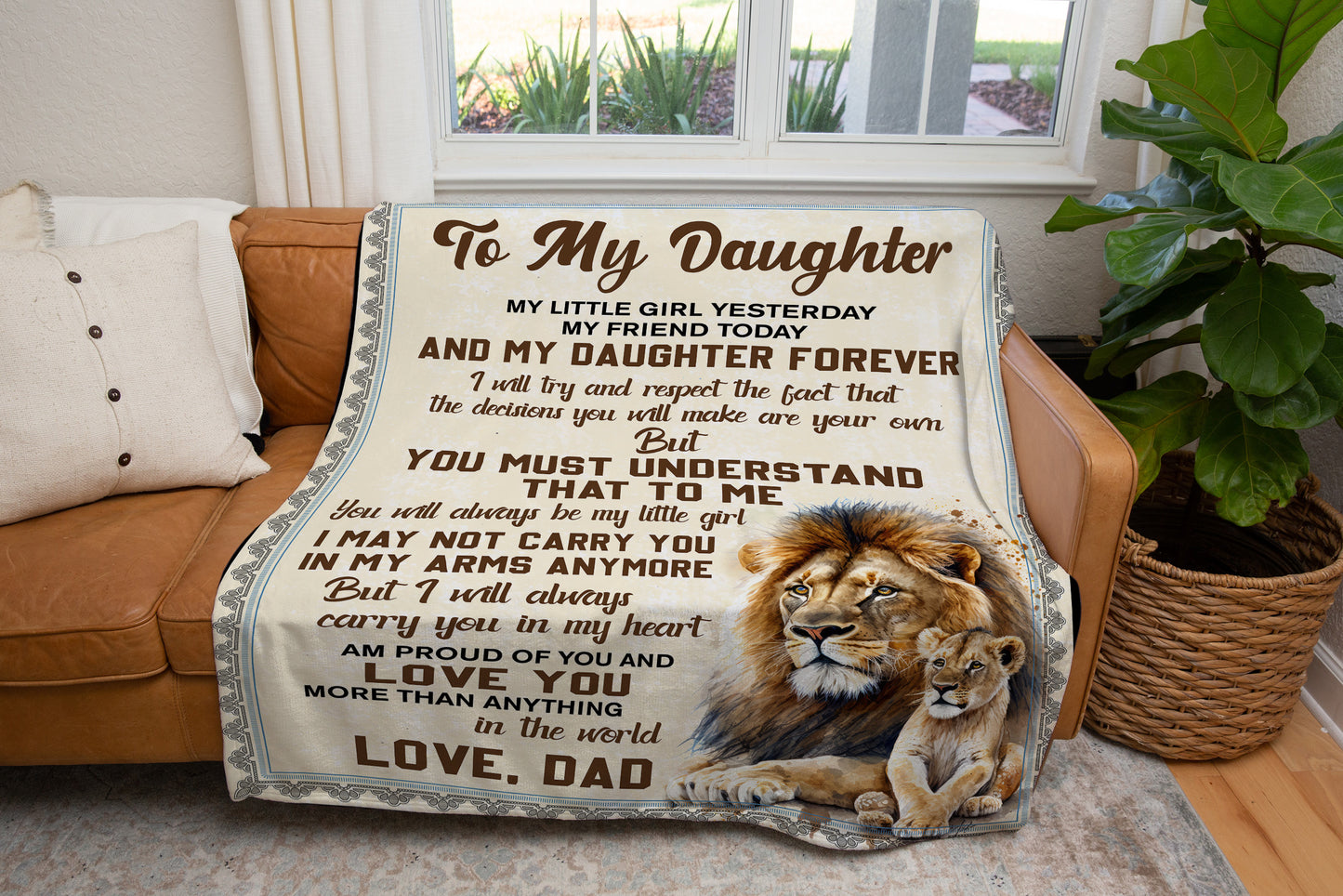 To My Daughter | Proud of You Blanket