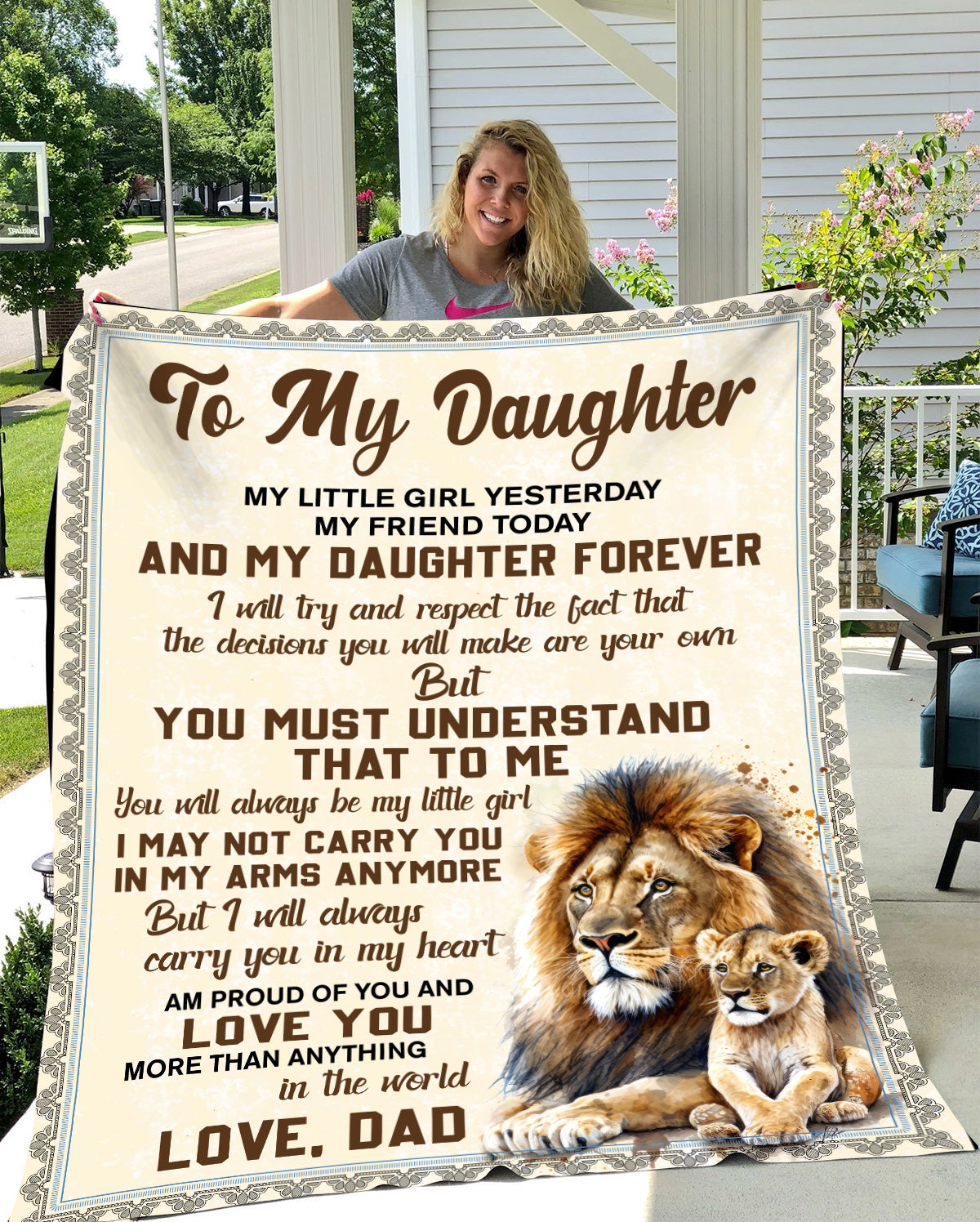 To My Daughter | Proud of You Blanket