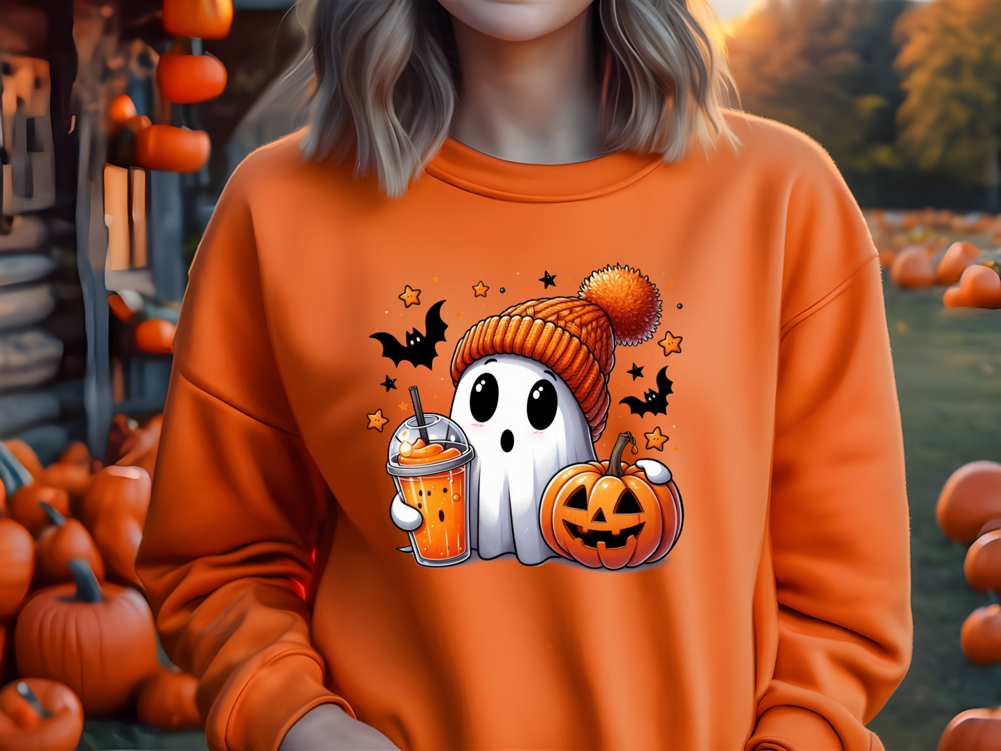 Cute Ghost Oh Bat Apparel