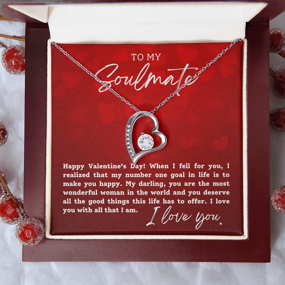 To My Soulmate With Hearts : Forever Love Necklace