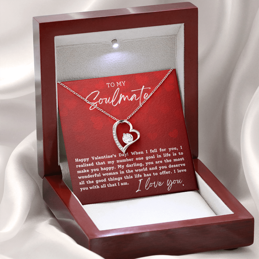 To My Soulmate With Hearts : Forever Love Necklace