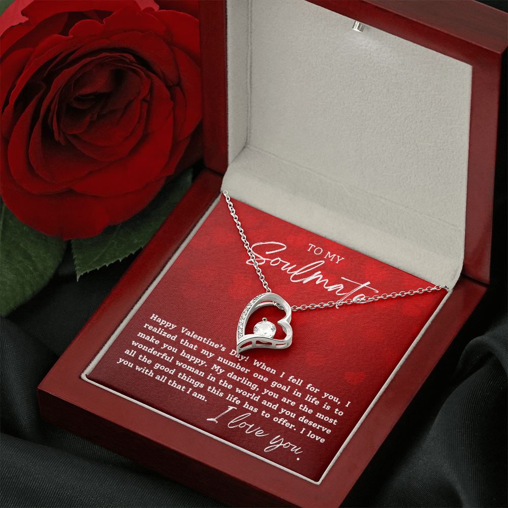 To My Soulmate With Hearts : Forever Love Necklace