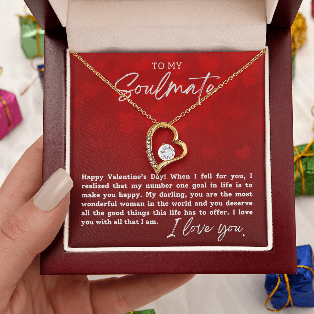 To My Soulmate With Hearts : Forever Love Necklace