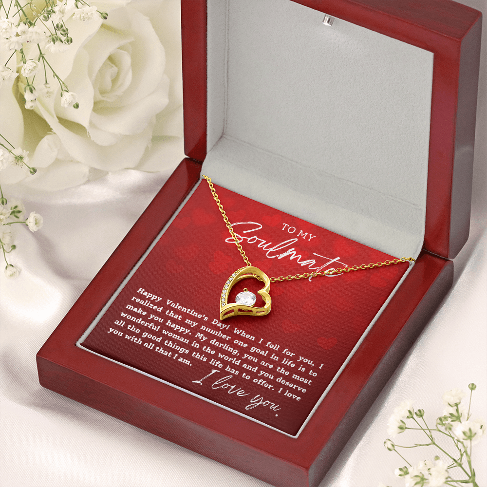 To My Soulmate With Hearts : Forever Love Necklace