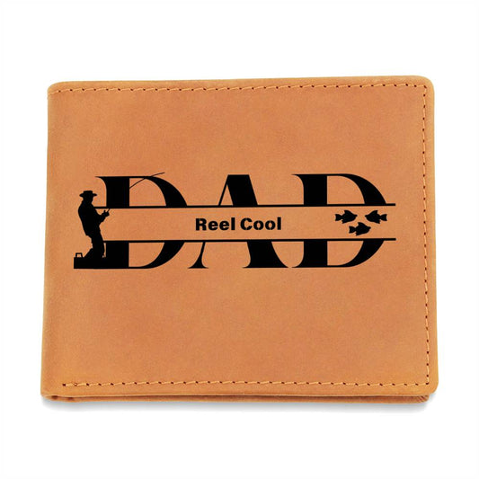 Reel Cool Dad Leather Wallet