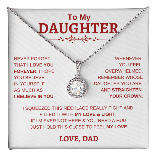 To My Daughter W&R From Dad : Eternal Hope Necklace