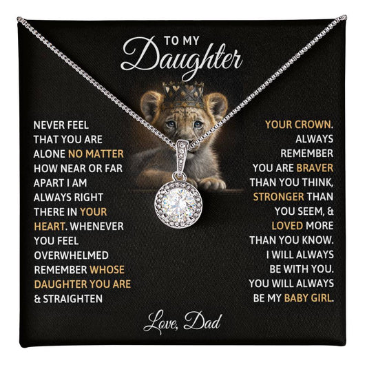 To My Daughter | Never Feel | Eternal Hope Necklace