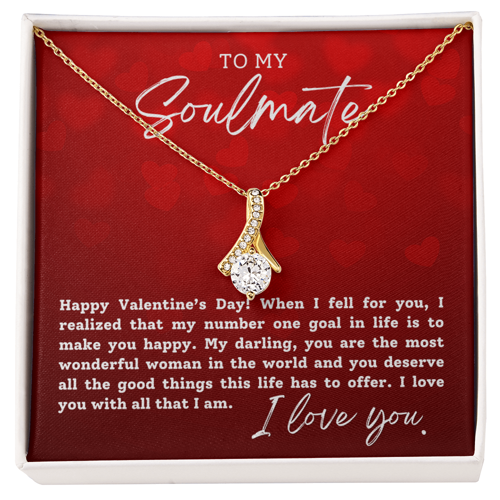 To My Soulmate With Hearts : Alluring Beauty Necklace