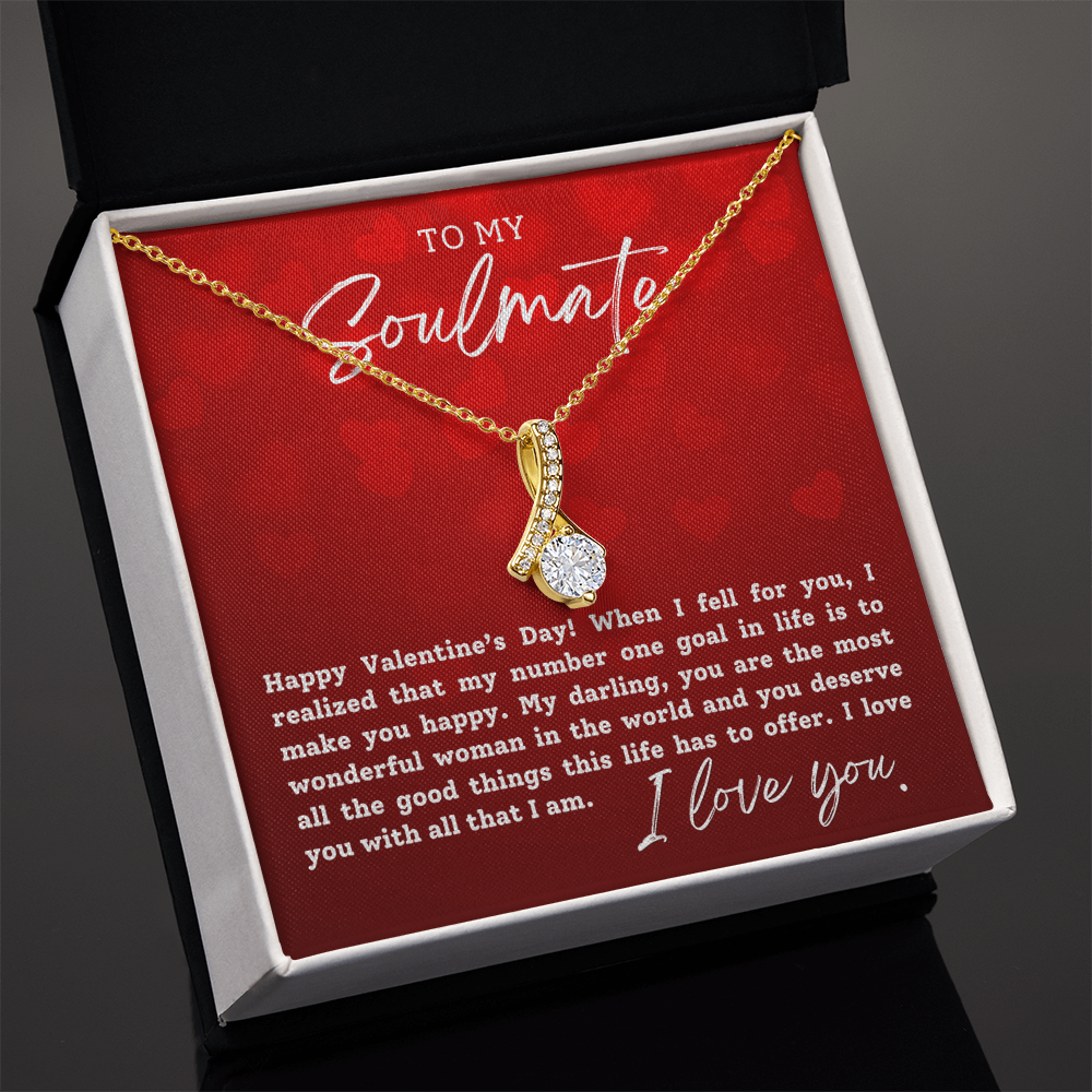 To My Soulmate With Hearts : Alluring Beauty Necklace