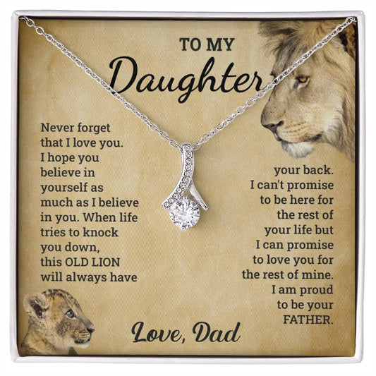 Daughter - Never Forget - Alluring Beauty  Necklace