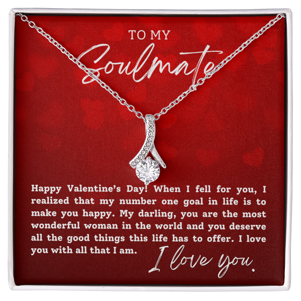 To My Soulmate With Hearts : Alluring Beauty Necklace