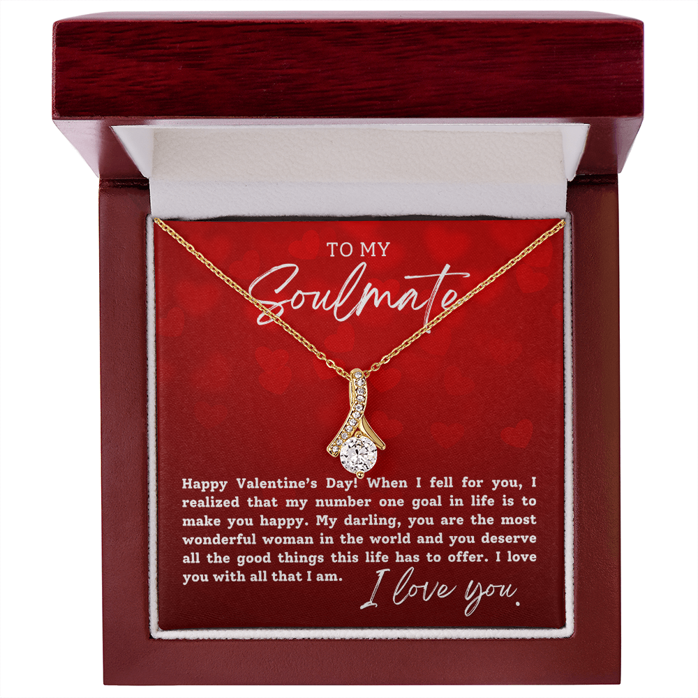 To My Soulmate With Hearts : Alluring Beauty Necklace