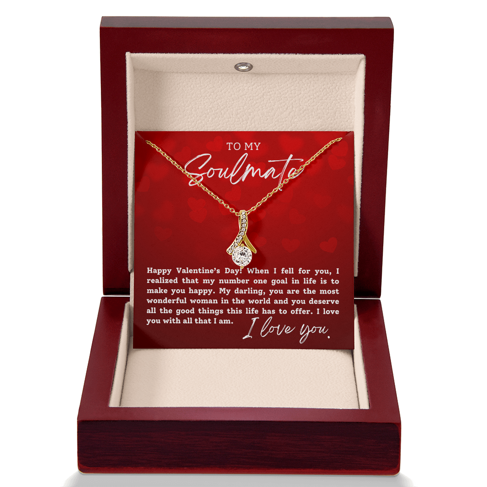 To My Soulmate With Hearts : Alluring Beauty Necklace