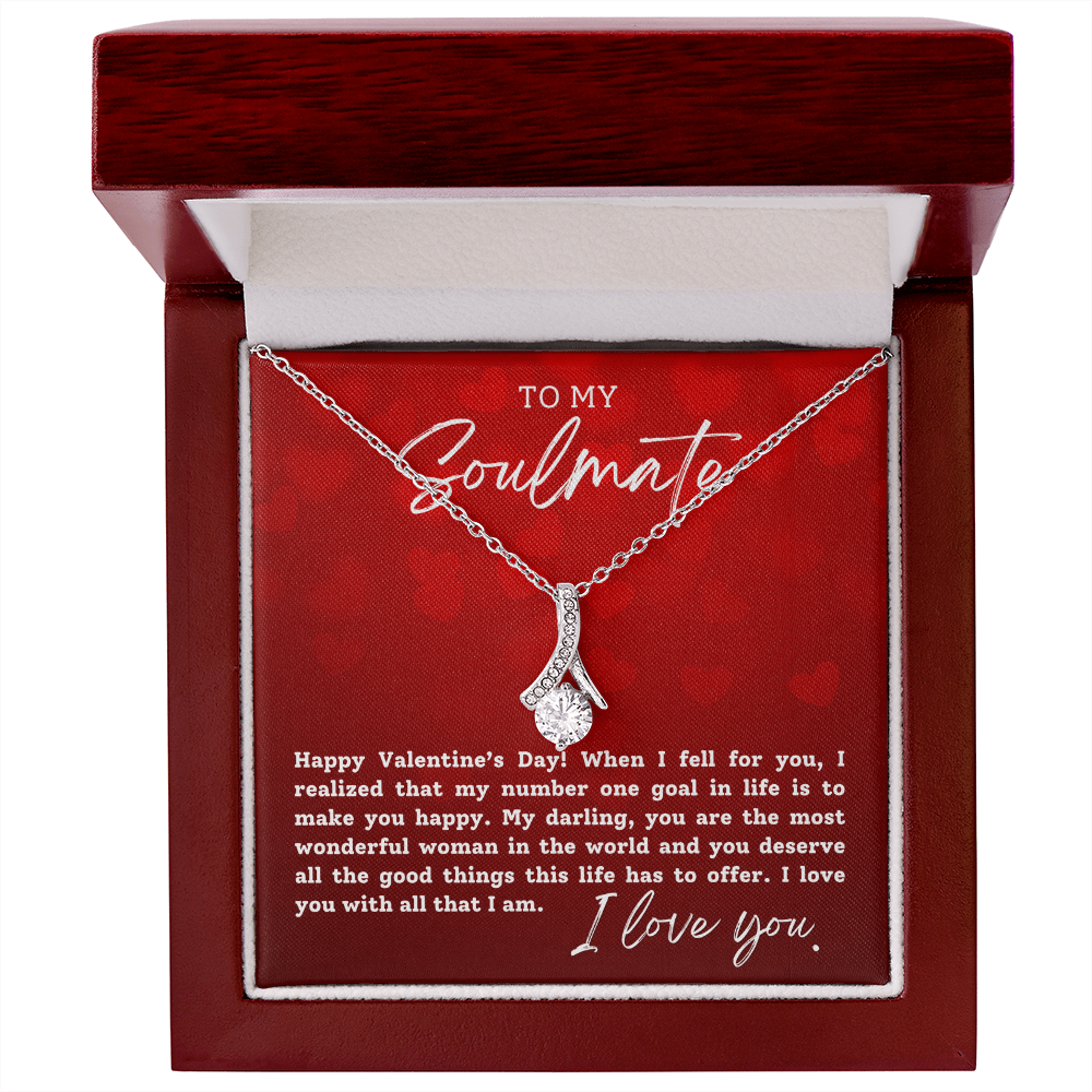 To My Soulmate With Hearts : Alluring Beauty Necklace