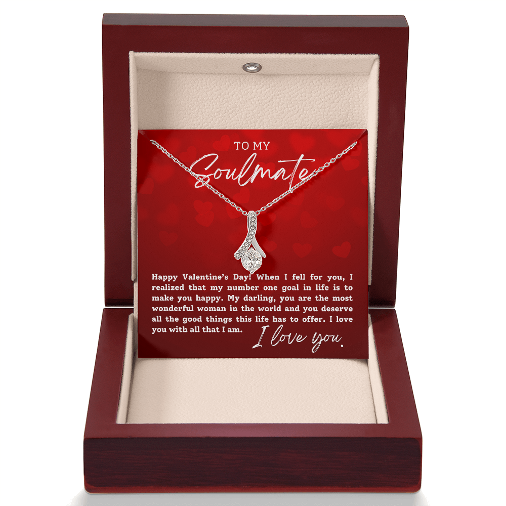 To My Soulmate With Hearts : Alluring Beauty Necklace