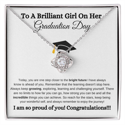 To My Daughter | Graduation Day | Love Knot Necklace | WB