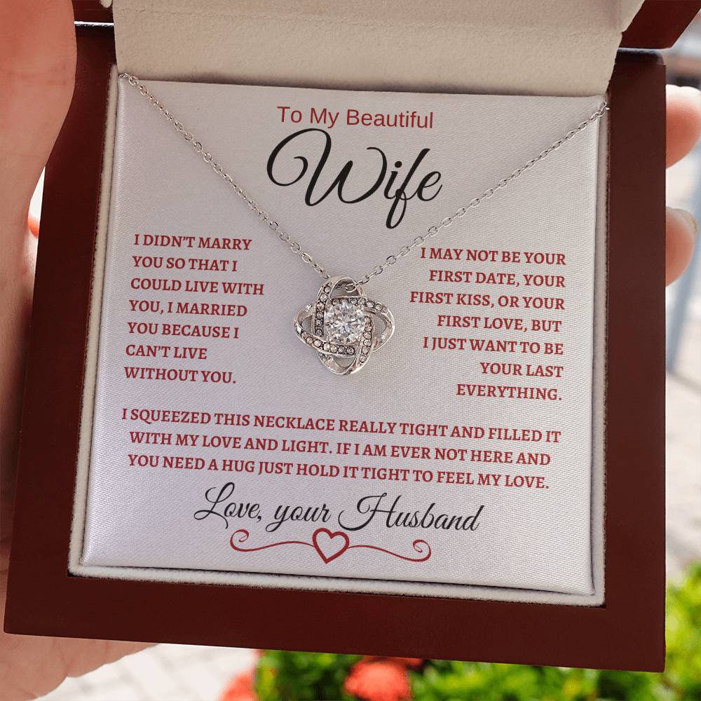 To My Beautiful Wife: W,R,B Script