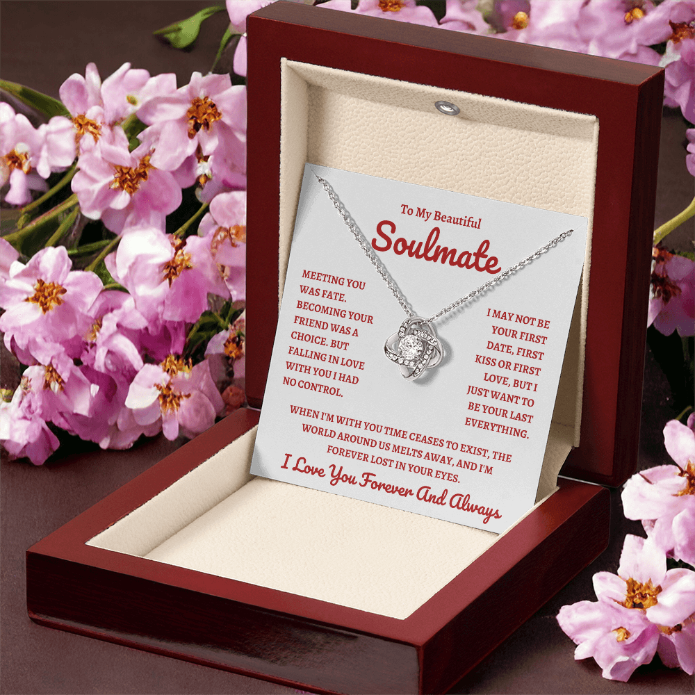 Beautiful Soulmate W&R : Love Knot Necklace