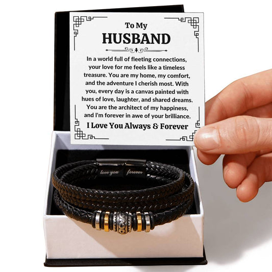 To My Husband | Love You Forever Bracelet