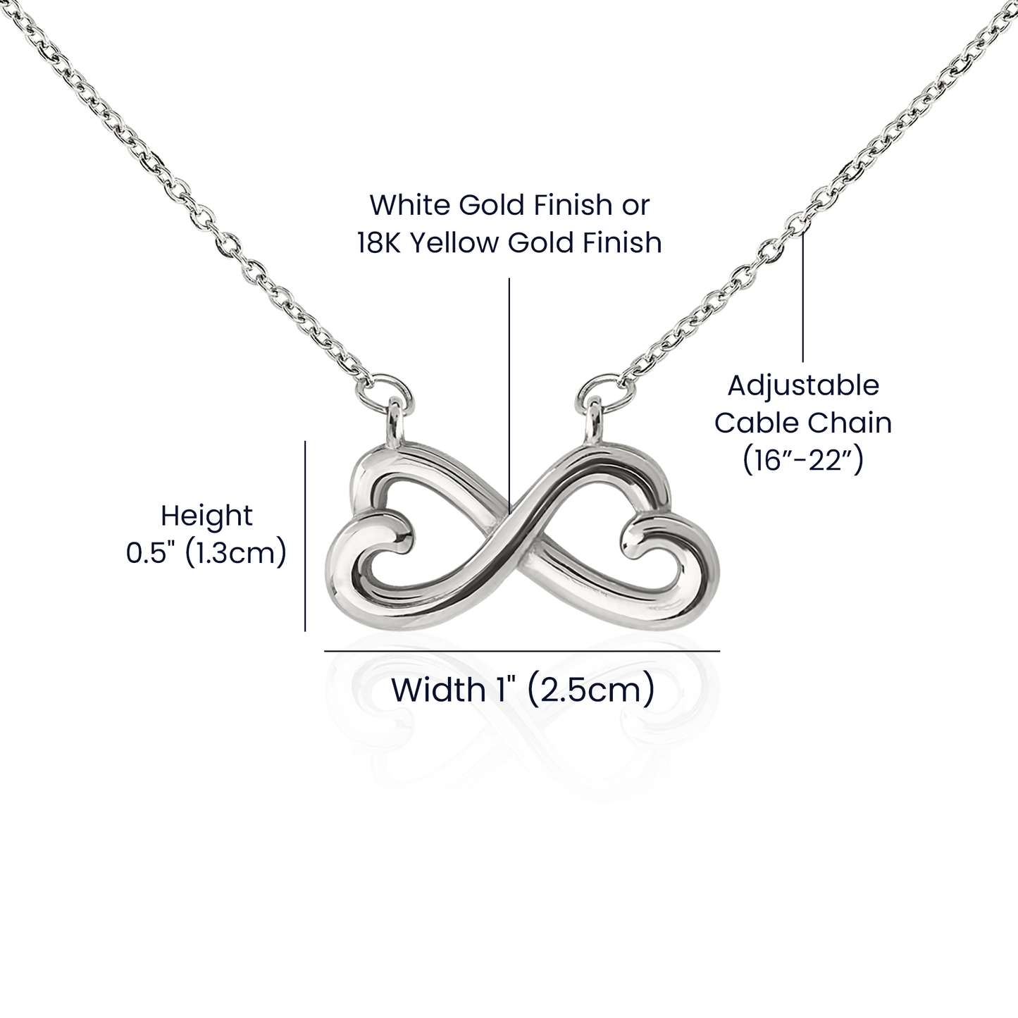 To My Soulmate With Hearts : Endless Love Necklace