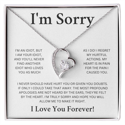 I'm Sorry | Forever Love Necklace