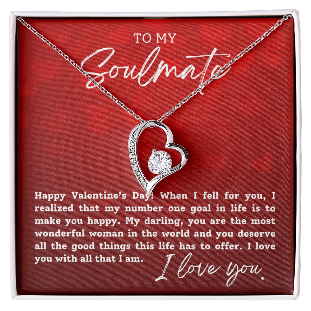 To My Soulmate With Hearts : Forever Love Necklace