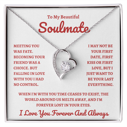 Beautiful Soulmate W&R : Forever Love Necklace