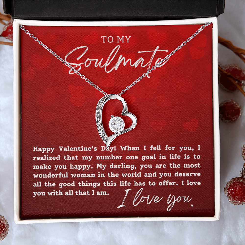 To My Soulmate With Hearts : Forever Love Necklace