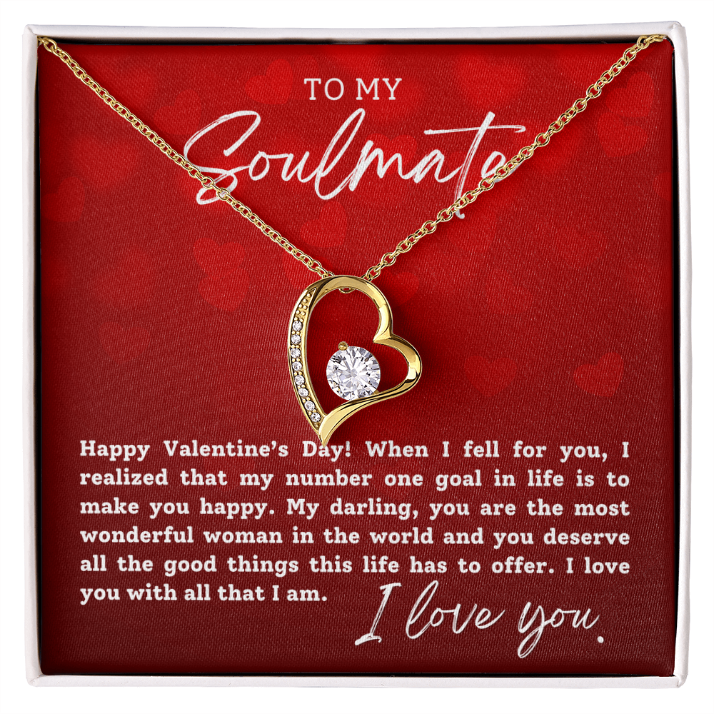 To My Soulmate With Hearts : Forever Love Necklace