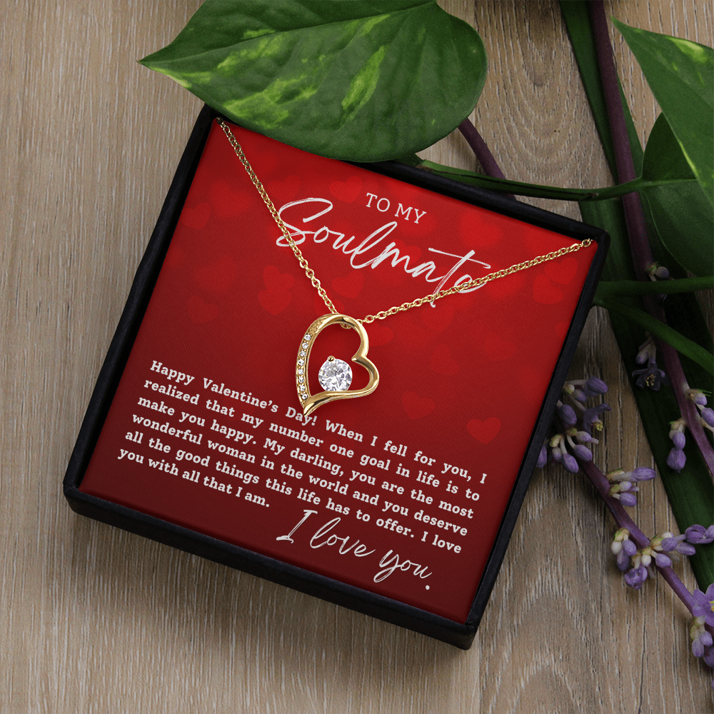 To My Soulmate With Hearts : Forever Love Necklace