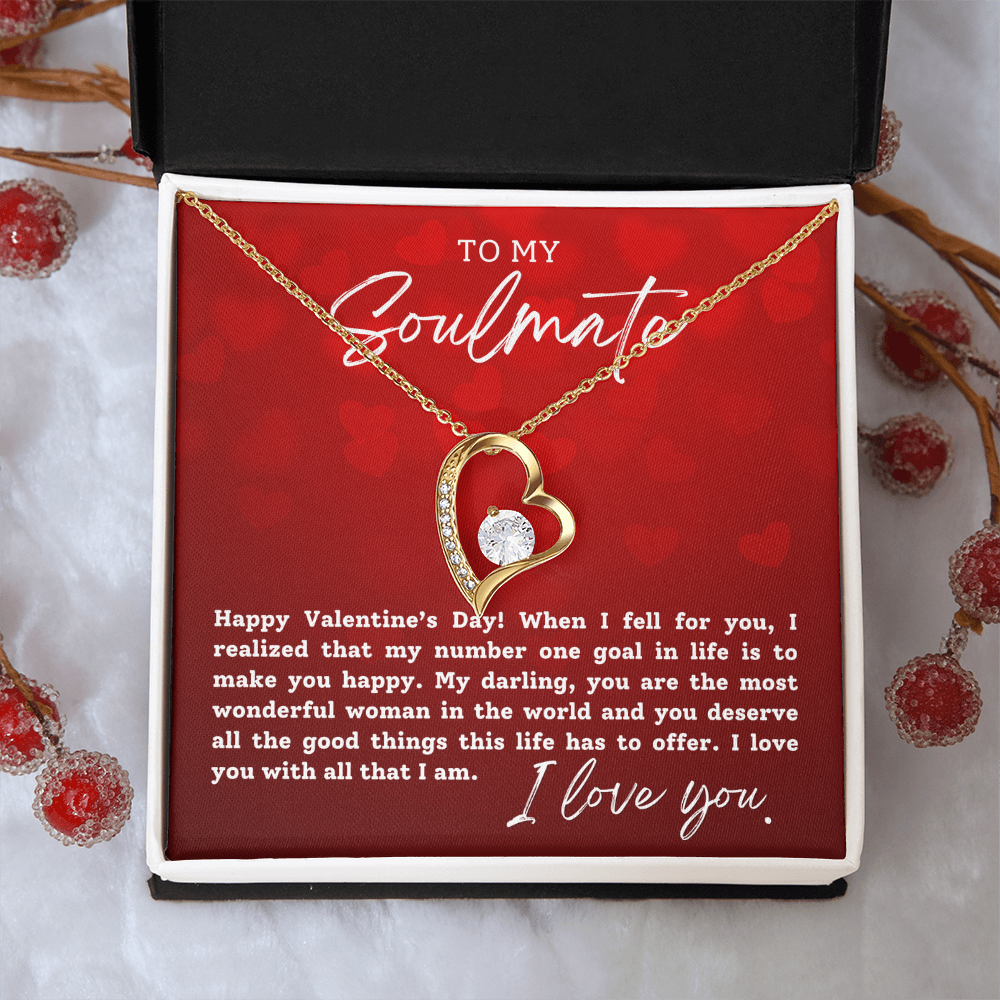 To My Soulmate With Hearts : Forever Love Necklace