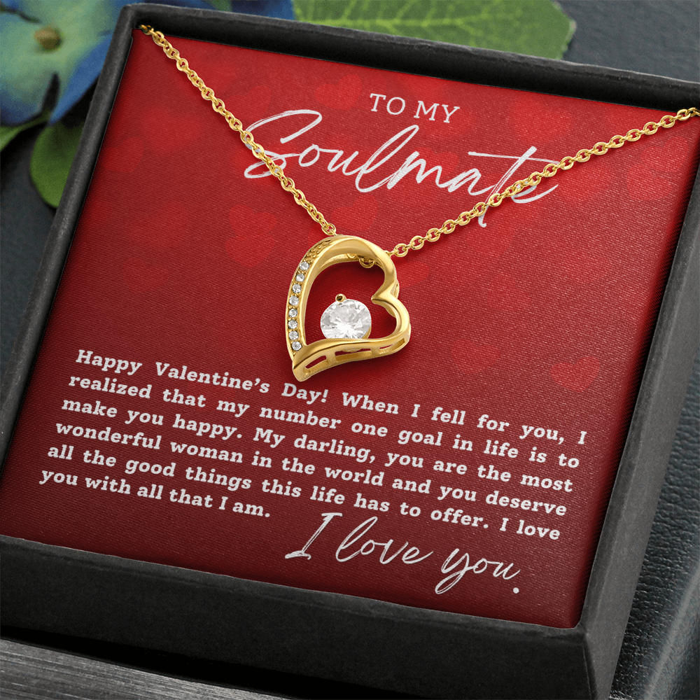 To My Soulmate With Hearts : Forever Love Necklace