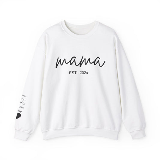 Personalized Mama Established Sweatshirt